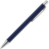 Ручка шариковая Lobby Soft Touch Chrome, синяя (Изображение 4)