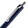 Ручка шариковая Lobby Soft Touch Chrome, синяя (Изображение 5)