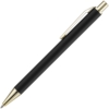 Ручка шариковая Lobby Soft Touch Gold, черная (Изображение 2)