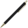 Ручка шариковая Lobby Soft Touch Gold, черная (Изображение 3)