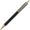 Ручка шариковая Lobby Soft Touch Gold, черная (Изображение 4)