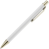 Ручка шариковая Lobby Soft Touch Gold, белая (Изображение 3)
