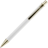 Ручка шариковая Lobby Soft Touch Gold, белая (Изображение 4)