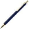 Ручка шариковая Lobby Soft Touch Gold, синяя (Изображение 1)