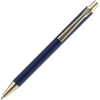 Ручка шариковая Lobby Soft Touch Gold, синяя (Изображение 4)