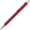 Ручка шариковая Lobby Soft Touch Gold, красная (Изображение 2)
