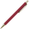 Ручка шариковая Lobby Soft Touch Gold, красная (Изображение 3)
