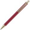 Ручка шариковая Lobby Soft Touch Gold, красная (Изображение 4)