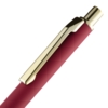 Ручка шариковая Lobby Soft Touch Gold, красная (Изображение 5)