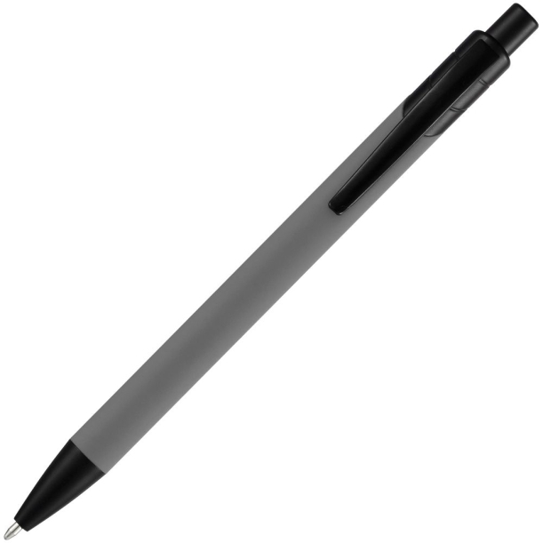 Ручка шариковая Undertone Black Soft Touch, серая (Изображение 4)