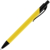 Ручка шариковая Undertone Black Soft Touch, желтая (Изображение 3)