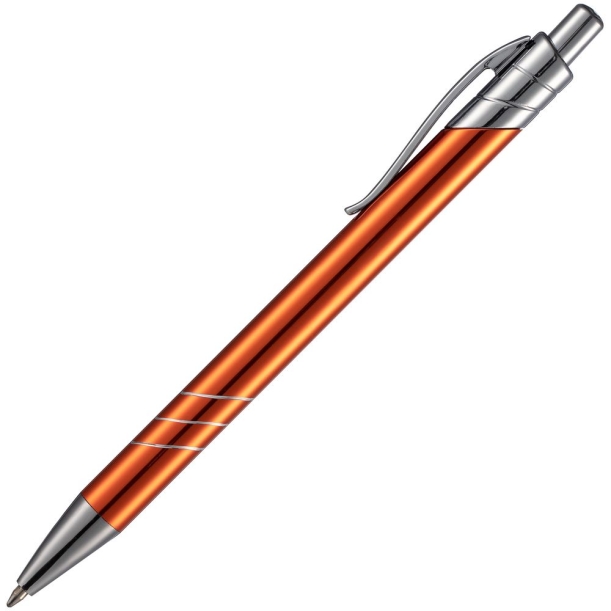 Ручка шариковая Underton Metallic, оранжевая (Изображение 2)