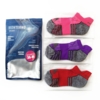 Набор из 3 пар спортивных женских носков Monterno Sport, красный фиолетовый и розовый (Изображение 6)