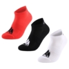 Набор из 3 пар спортивных носков Monterno Sport, красный, черный и белый (Изображение 1)