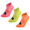 Набор из 3 пар спортивных носков Monterno Sport, розовый, зеленый и оранжевый (Изображение 1)