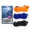 Набор из 3 пар спортивных носков Monterno Sport, серый, синий и оранжевый (Изображение 2)