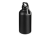 Бутылка Hip S с карабином, 400 мл, матовая (черный)  (Изображение 1)