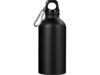 Бутылка Hip S с карабином, 400 мл, матовая (черный)  (Изображение 3)