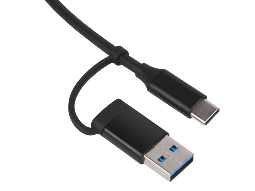 USB-хаб Link с коннектором 2-в-1 USB-C и USB-A, 2.0/3.0 (Изображение 3)