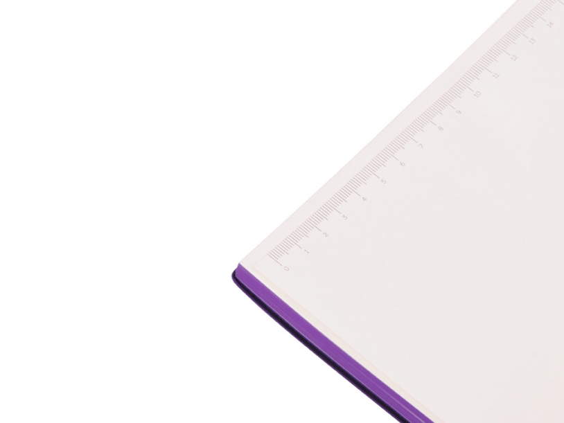 Бизнес-блокнот А5 C1 soft-touch (фиолетовый)  (Изображение 5)