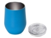 Вакуумная термокружка Sense, непротекаемая крышка, крафтовая упаковка (голубой)  (Изображение 2)