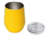 Вакуумная термокружка Sense, непротекаемая крышка, крафтовая упаковка (желтый)  (Изображение 2)