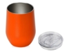 Вакуумная термокружка Sense, непротекаемая крышка, крафтовая упаковка (оранжевый)  (Изображение 2)