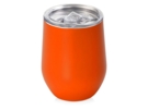 Вакуумная термокружка Sense, непротекаемая крышка, крафтовая упаковка (оранжевый) 