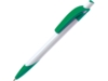 Ручка шариковая Тироль, белый/зеленый (Изображение 1)