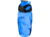 Бутылка спортивная Gobi (синий прозрачный/черный)  (Изображение 6)
