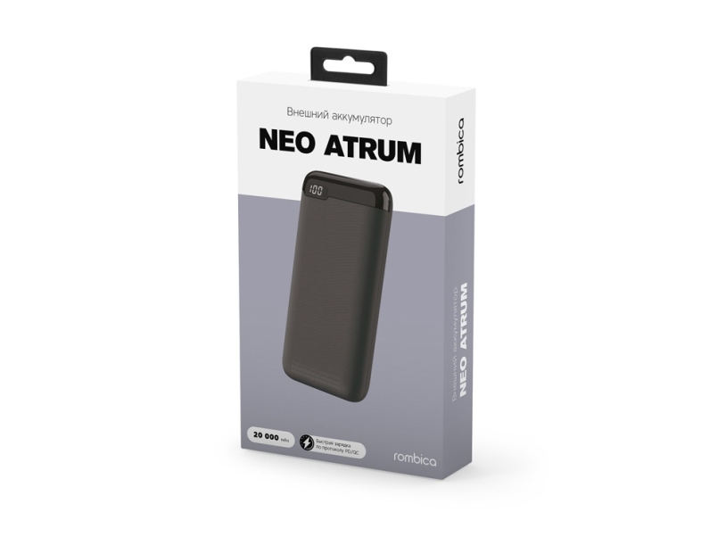 Внешний аккумулятор NEO Atrum, 20000 mAh (черный)  (Изображение 4)