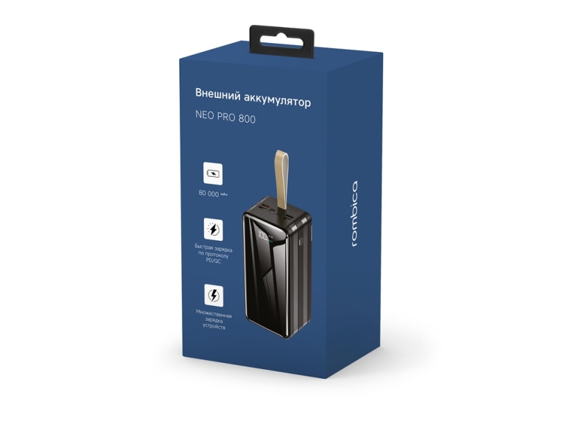 Внешний аккумулятор для ноутбуков NEO PRO-800, 80000 mAh (черный)  (Изображение 5)