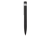 Ручка шариковая металлическая Matteo soft-touch (черный/серебристый)  (Изображение 3)