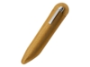 Ручка шариковая Venera из переработанной стали и переработанной кожи (серебристый/коричневый)  (Изображение 4)
