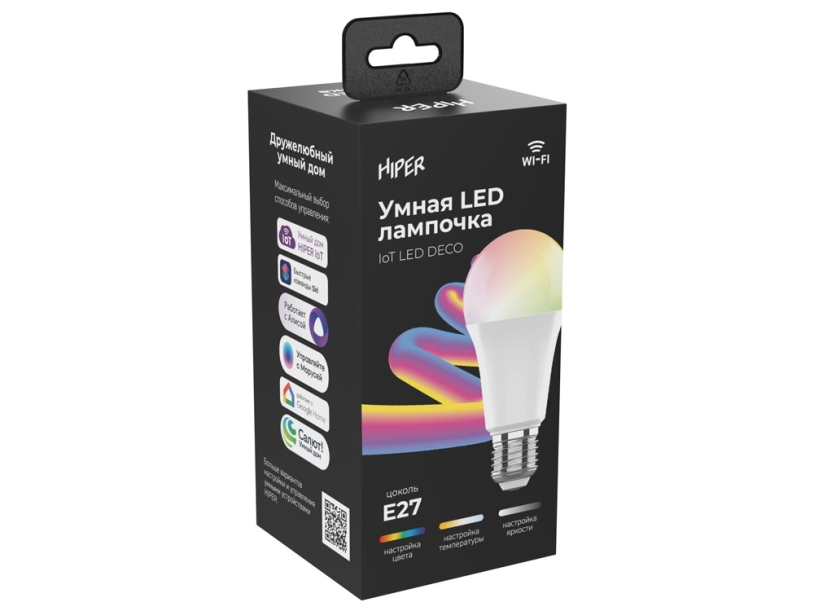 Умная лампочка IoT LED DECO, E27 (Изображение 2)