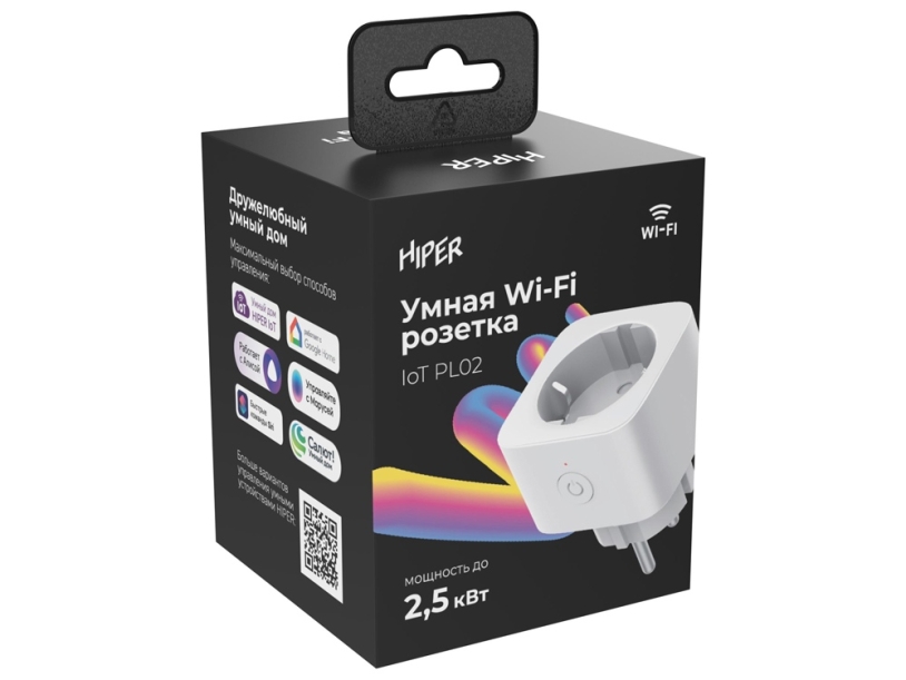 Умная розетка Wi-Fi IoT PL02 (Изображение 5)