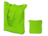 Складная хлопковая сумка Skit (зеленое яблоко)  (Изображение 1)