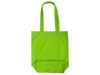 Складная хлопковая сумка Skit (зеленое яблоко)  (Изображение 5)
