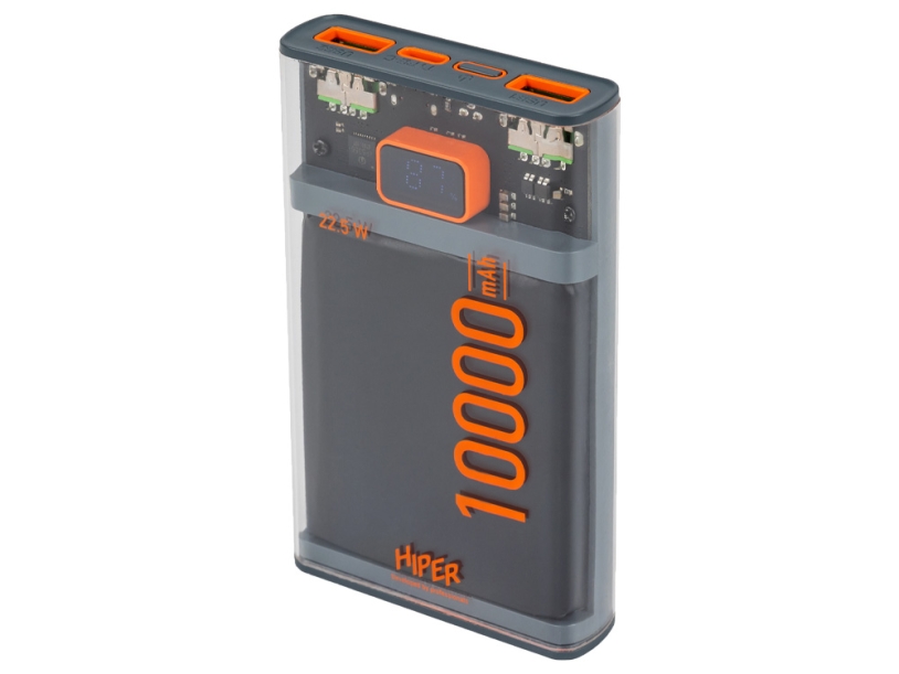 Внешний аккумулятор CORE X, 10000 mAh, черный (Изображение 1)