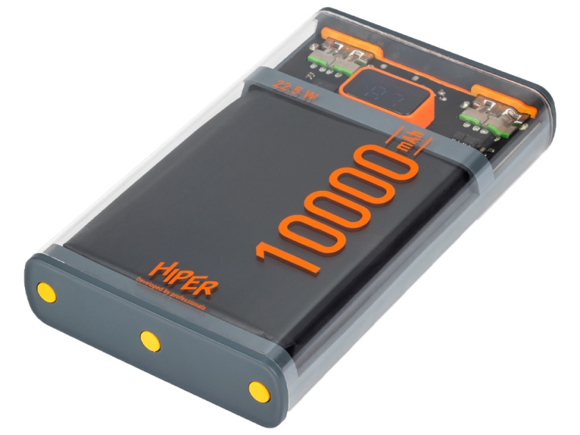 Внешний аккумулятор CORE X, 10000 mAh, черный (Изображение 6)
