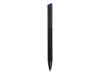Ручка металлическая шариковая Taper Metal soft-touch (черный/фиолетовый)  (Изображение 2)