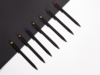 Ручка металлическая шариковая Taper Metal soft-touch (черный/фиолетовый)  (Изображение 4)
