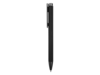 Ручка металлическая шариковая Taper Metal soft-touch (черный/серебристый)  (Изображение 3)
