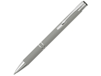 Ручка металлическая шариковая C1 soft-touch (серый) 