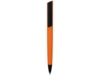 Ручка пластиковая шариковая C1 soft-touch (черный/оранжевый)  (Изображение 2)