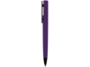 Ручка пластиковая шариковая C1 soft-touch (черный/фиолетовый)  (Изображение 3)