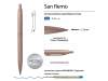 Ручка металлическая шариковая San Remo (шампань)  (Изображение 3)