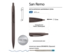 Ручка металлическая шариковая San Remo (темно-серый)  (Изображение 3)