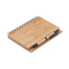 Бамбуковый блокнот с ручкой (древесный) (Изображение 5)