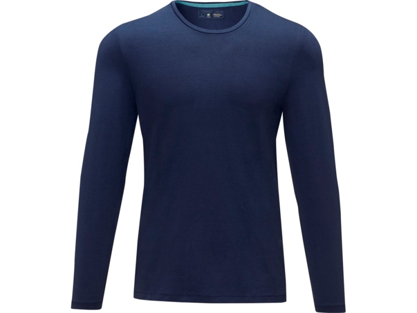 Футболка Ponoka из органического хлопка, мужская (темно-синий) 2XL (Изображение 2)